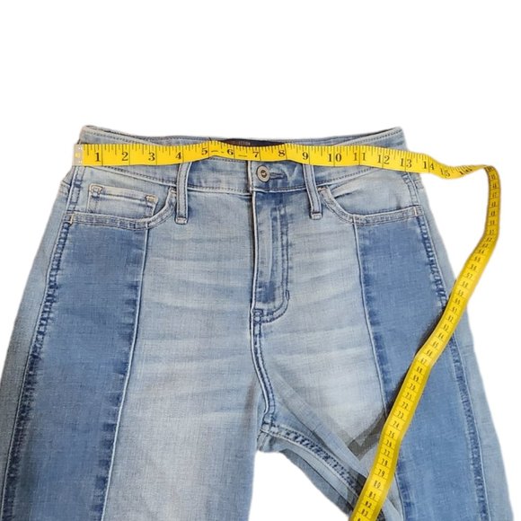 Hollister Boyfriend Highrise Distressed Multicolor Front Jeans Size 1W 25 - Picture 5 of 8